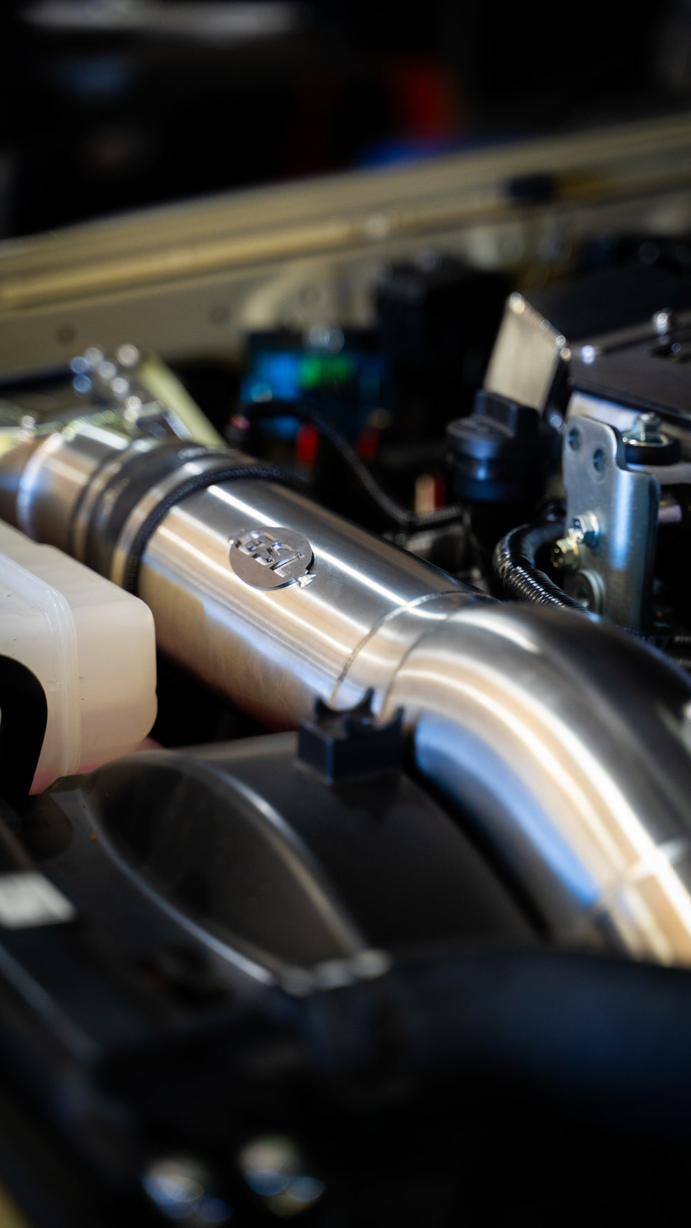 Brushed stainless GSL intake kit 70 series