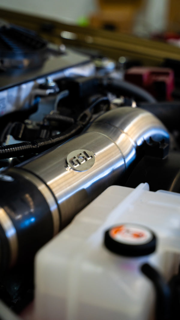 Polished stainless intake kit 76 series Landcruiser 