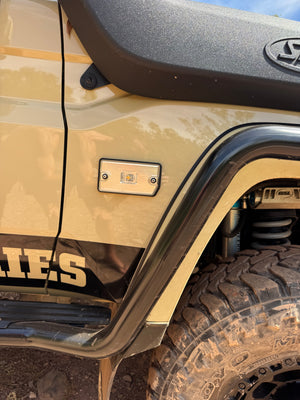 70 series indicators installed to suit Troopy, 76 and 79 single cab and dual cab