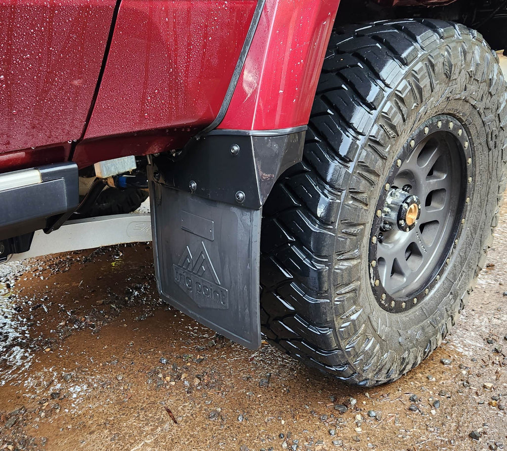 Graphite 76 series facelift installed extended mudflap kit 