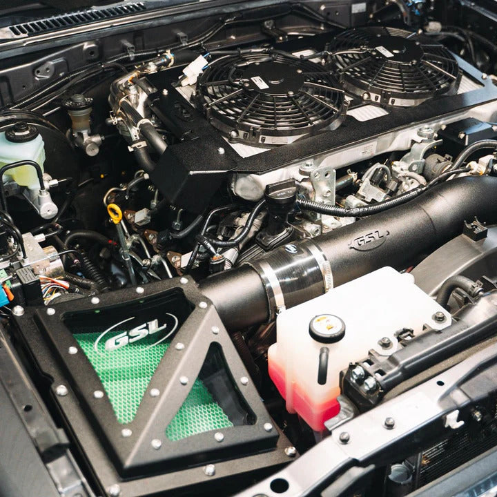 GSL Fab black powdercoat 70 series airbox with intake kit