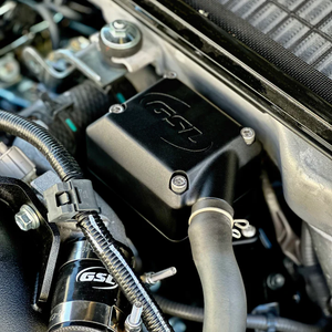 Installed powdercoat black 79 series catch can