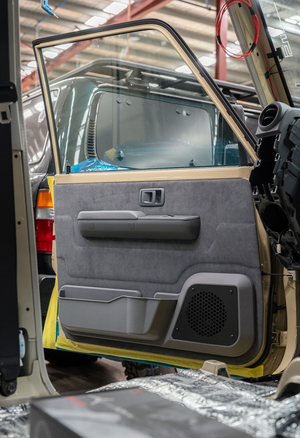 Department of the interior upgraded door cards alcantara