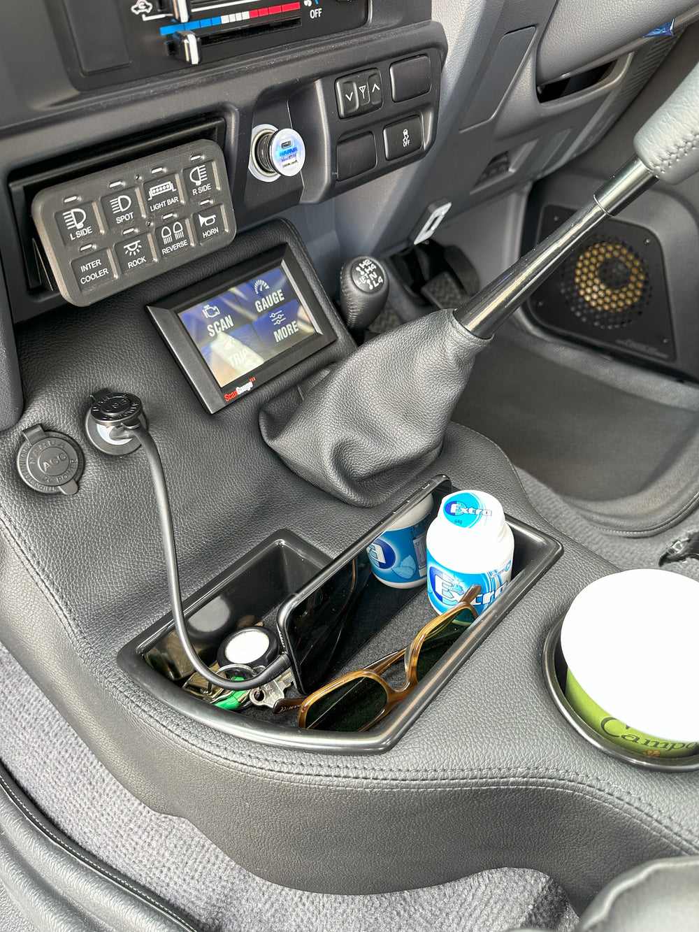 Department of the interior design 10 full length centre floor console for Toyota landcruiser 