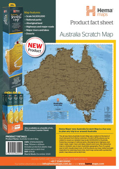 Australia Scratch Map