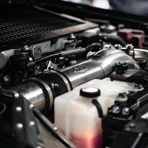 Installed GSL Fab Intake Kit with Silicone Adaptor 79 series