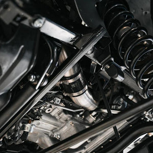 Intake Kit view from under the engine bay