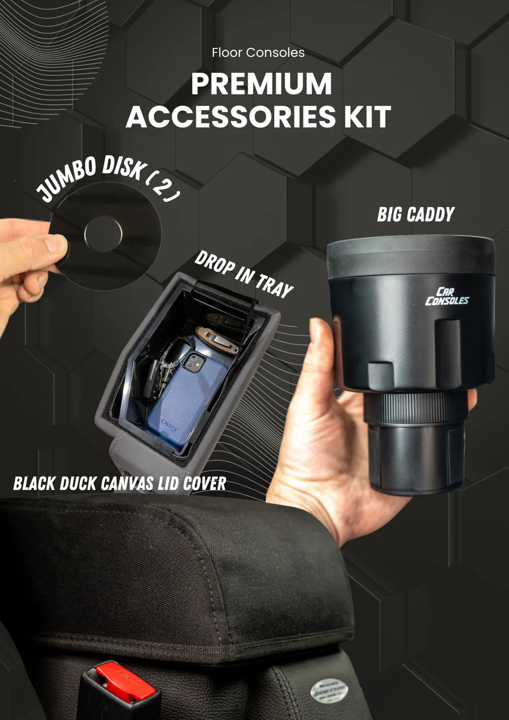 Premium Floor Consoles Accessories Kit