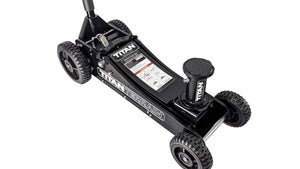 3T Rugged Floor Jack - Hi lift hydraulic trolley jack