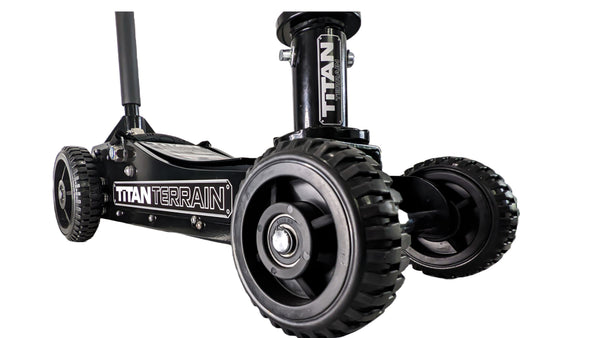 3T Rugged Floor Jack - Hi lift hydraulic trolley jack