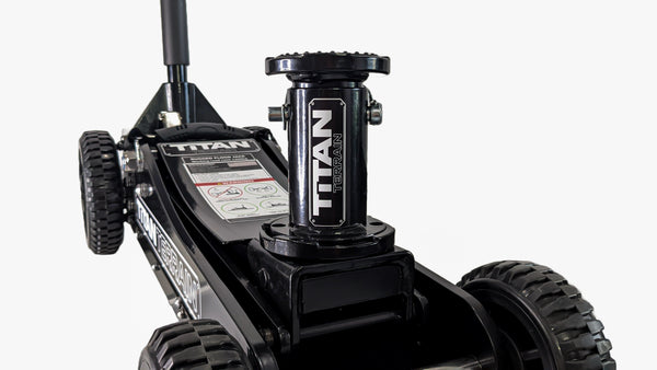 3T Rugged Floor Jack - Hi lift hydraulic trolley jack