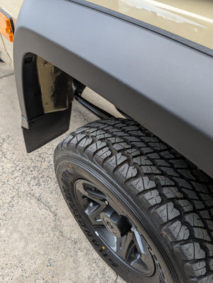 tyre clearance landcruiser 79 and 76 series