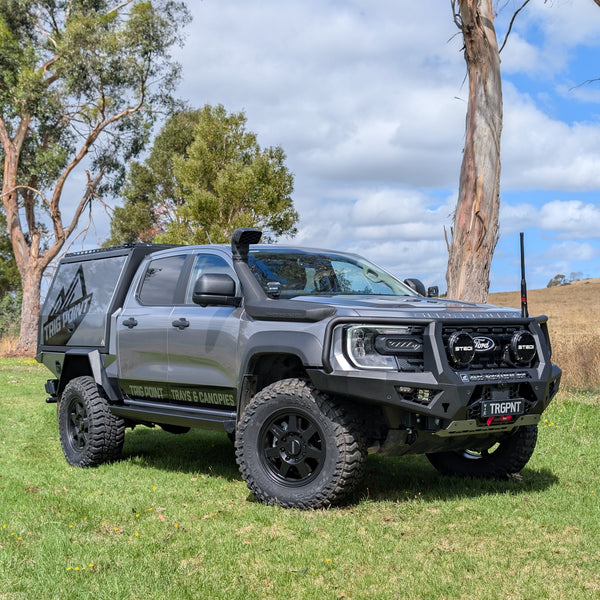 kitted out ford super duty ready for Australian touring tough tracks