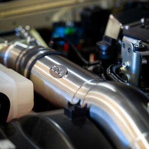 Brushed stainless installed Toyota Landcruiser 79 single cab